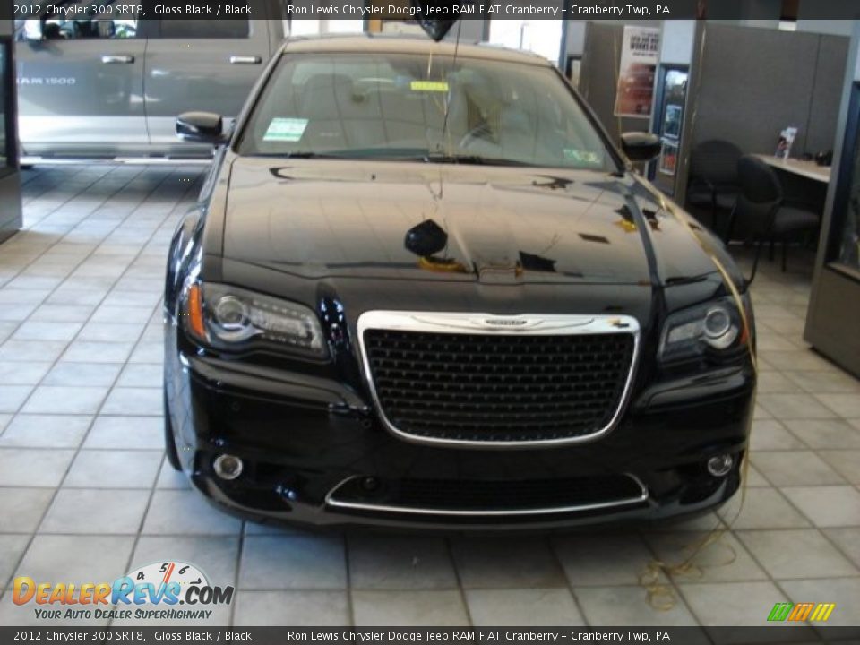 2012 Chrysler 300 SRT8 Gloss Black / Black Photo #2
