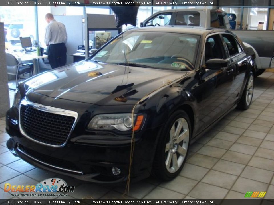 2012 Chrysler 300 SRT8 Gloss Black / Black Photo #3