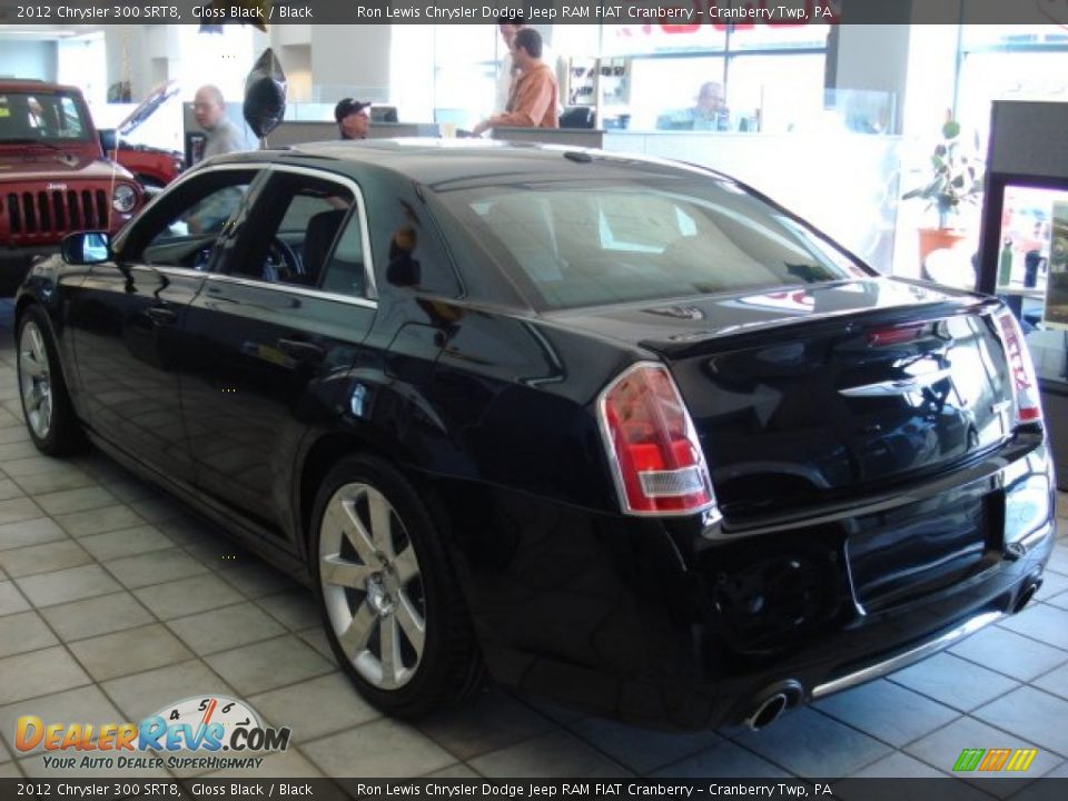 2012 Chrysler 300 SRT8 Gloss Black / Black Photo #4