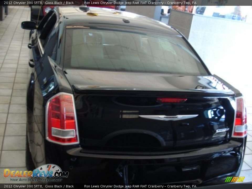 2012 Chrysler 300 SRT8 Gloss Black / Black Photo #5