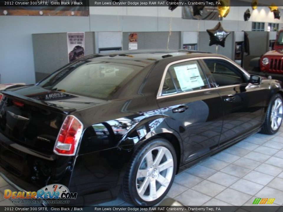 2012 Chrysler 300 SRT8 Gloss Black / Black Photo #6