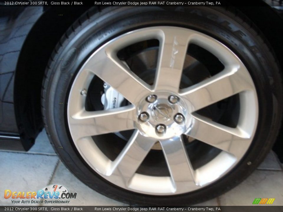 2012 Chrysler 300 SRT8 Gloss Black / Black Photo #8