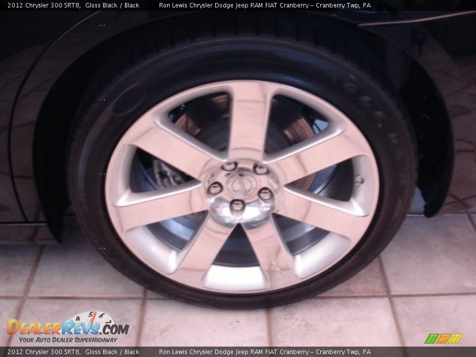 2012 Chrysler 300 SRT8 Gloss Black / Black Photo #10