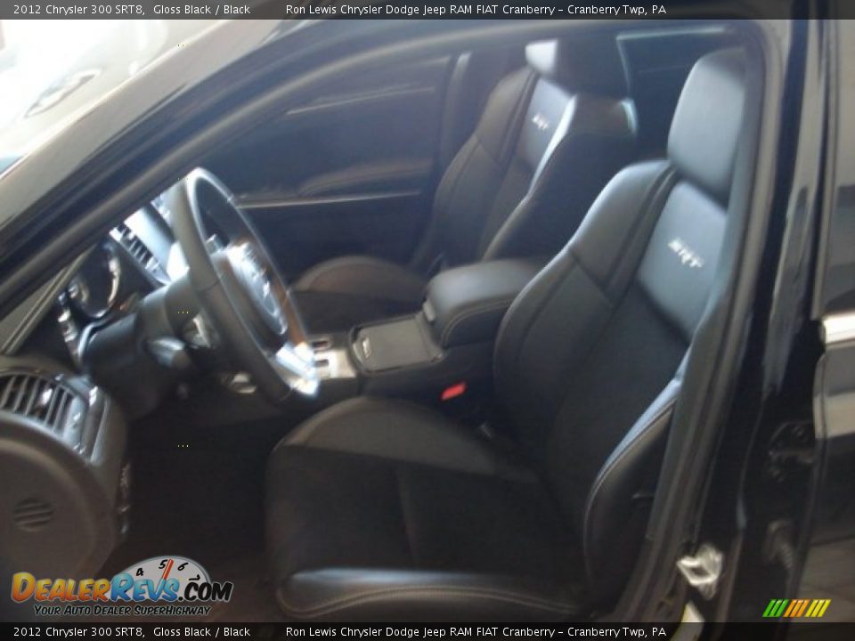 2012 Chrysler 300 SRT8 Gloss Black / Black Photo #13