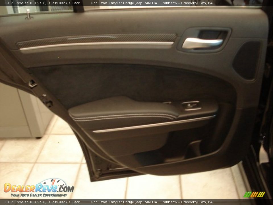 2012 Chrysler 300 SRT8 Gloss Black / Black Photo #16