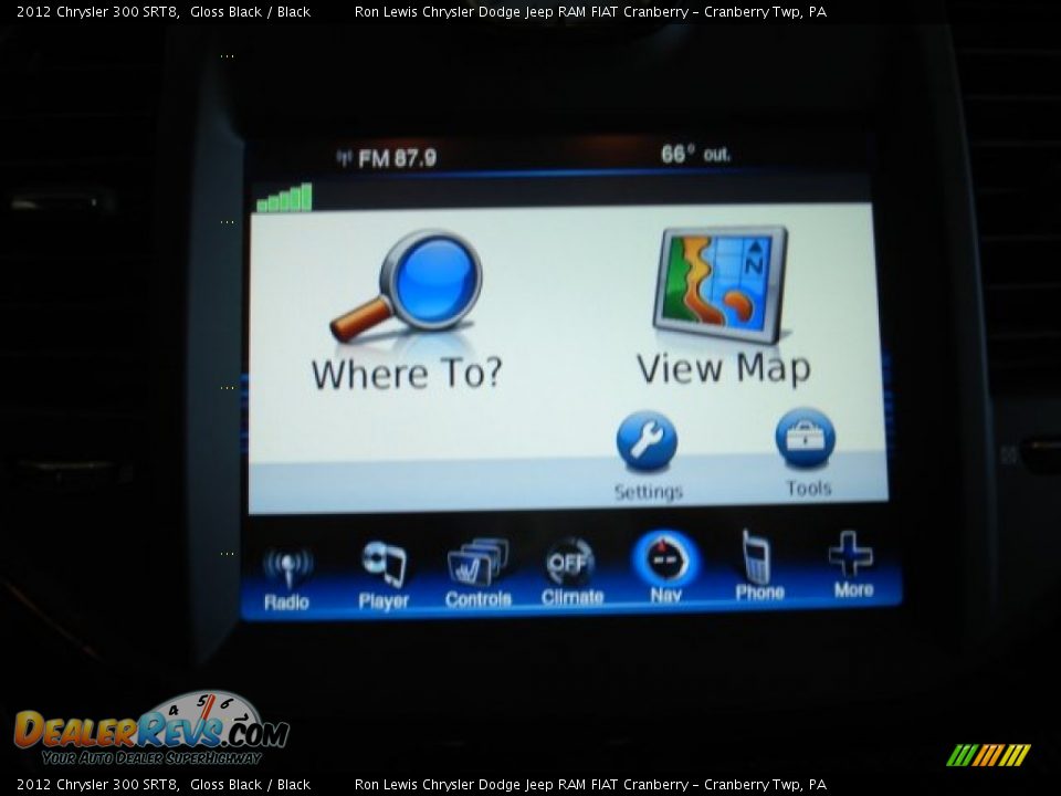 2012 Chrysler 300 SRT8 Gloss Black / Black Photo #21
