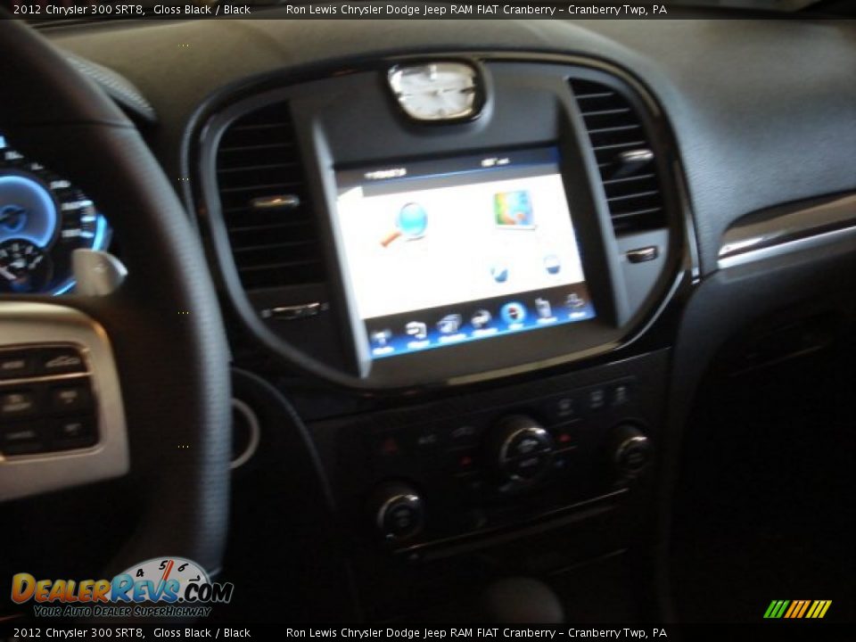 2012 Chrysler 300 SRT8 Gloss Black / Black Photo #22