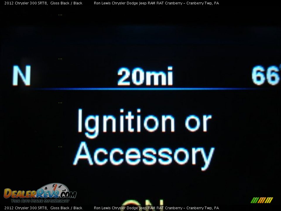 2012 Chrysler 300 SRT8 Gloss Black / Black Photo #24