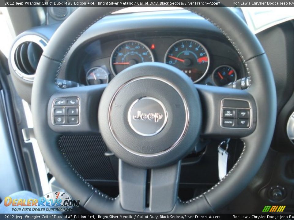 2012 Jeep Wrangler Call of Duty: MW3 Edition 4x4 Steering Wheel Photo #23