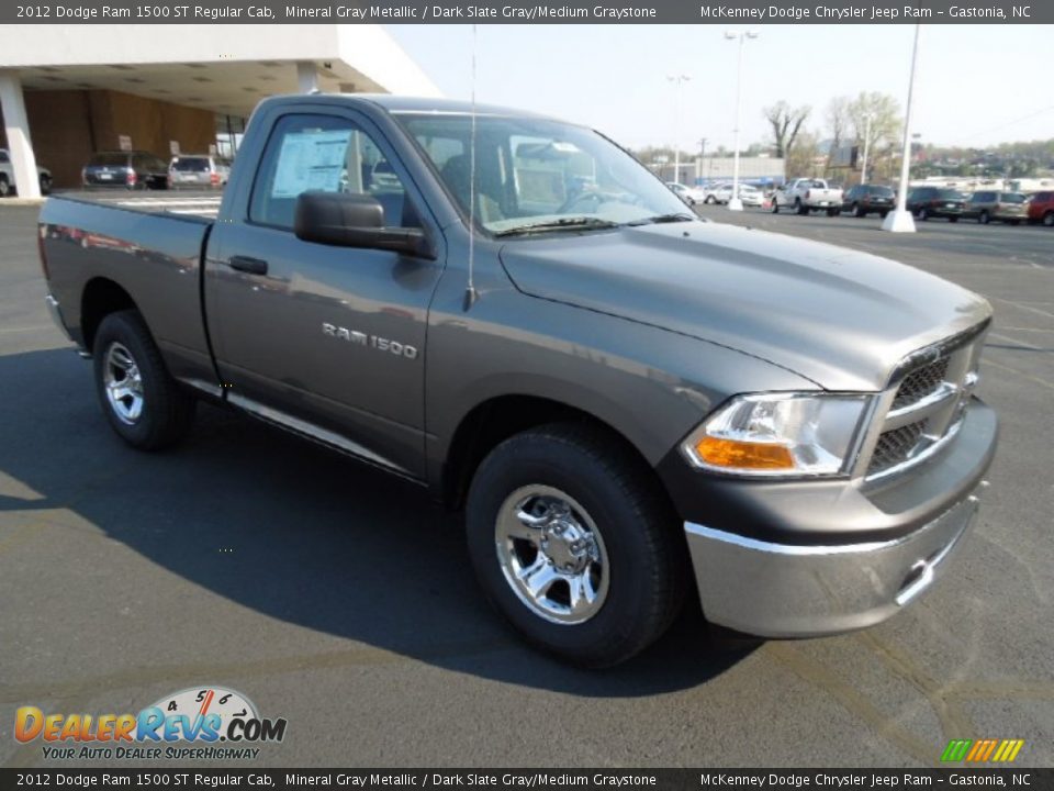 2012 Dodge Ram 1500 ST Regular Cab Mineral Gray Metallic / Dark Slate Gray/Medium Graystone Photo #2