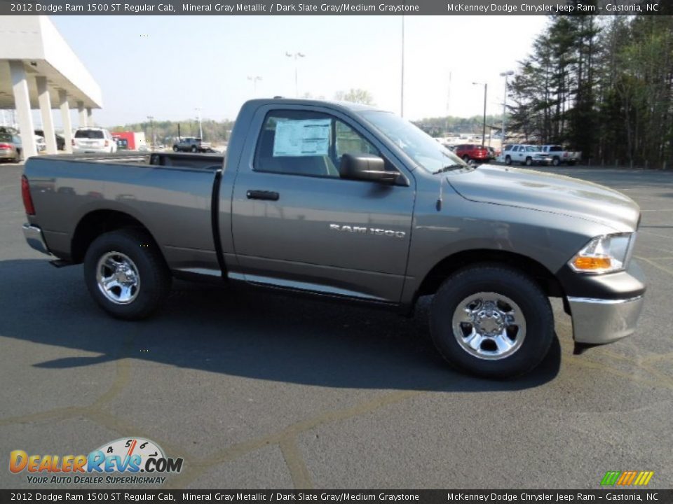 2012 Dodge Ram 1500 ST Regular Cab Mineral Gray Metallic / Dark Slate Gray/Medium Graystone Photo #3