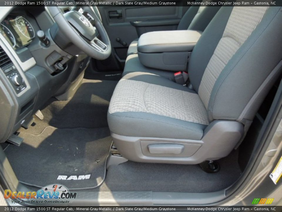 2012 Dodge Ram 1500 ST Regular Cab Mineral Gray Metallic / Dark Slate Gray/Medium Graystone Photo #8