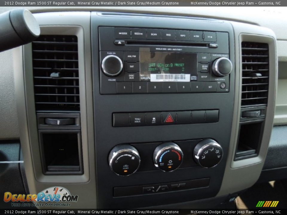 2012 Dodge Ram 1500 ST Regular Cab Mineral Gray Metallic / Dark Slate Gray/Medium Graystone Photo #14