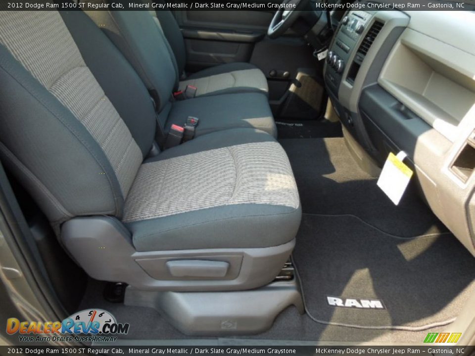 2012 Dodge Ram 1500 ST Regular Cab Mineral Gray Metallic / Dark Slate Gray/Medium Graystone Photo #17