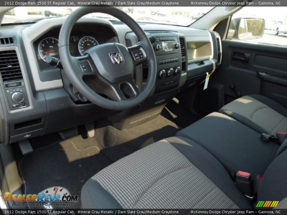 2012 Dodge Ram 1500 ST Regular Cab Mineral Gray Metallic / Dark Slate Gray/Medium Graystone Photo #23