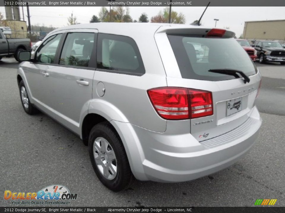 2012 Dodge Journey SE Bright Silver Metallic / Black Photo #3