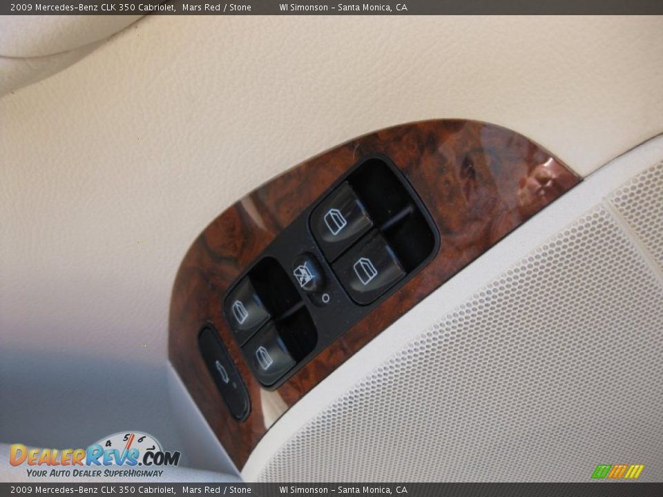 2009 Mercedes-Benz CLK 350 Cabriolet Mars Red / Stone Photo #8