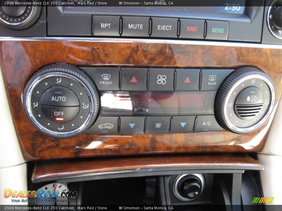2009 Mercedes-Benz CLK 350 Cabriolet Mars Red / Stone Photo #14
