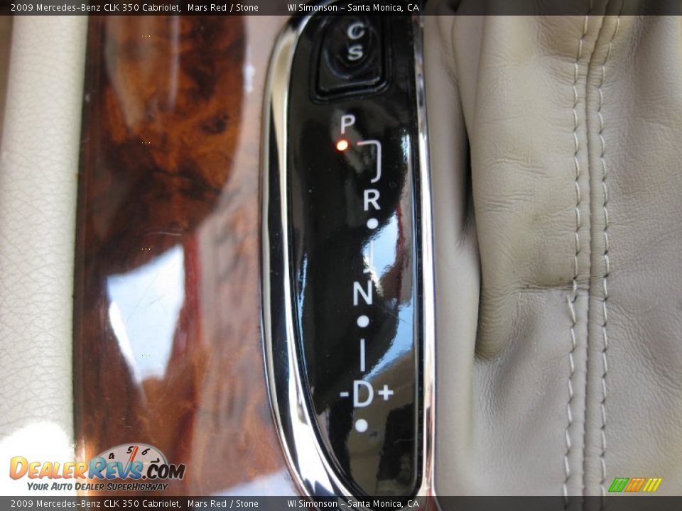 2009 Mercedes-Benz CLK 350 Cabriolet Mars Red / Stone Photo #15