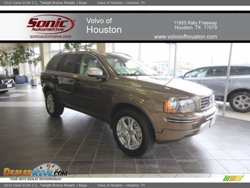 2013 Volvo XC90 3.2 Twilight Bronze Metallic / Beige Photo #1