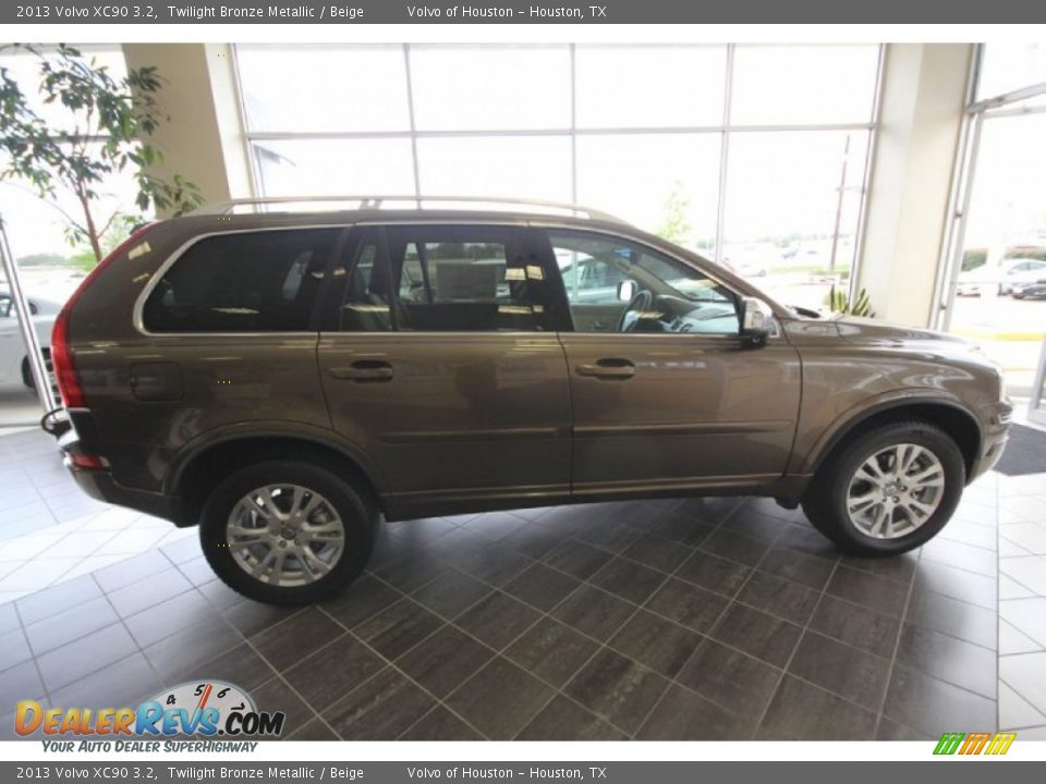 2013 Volvo XC90 3.2 Twilight Bronze Metallic / Beige Photo #2