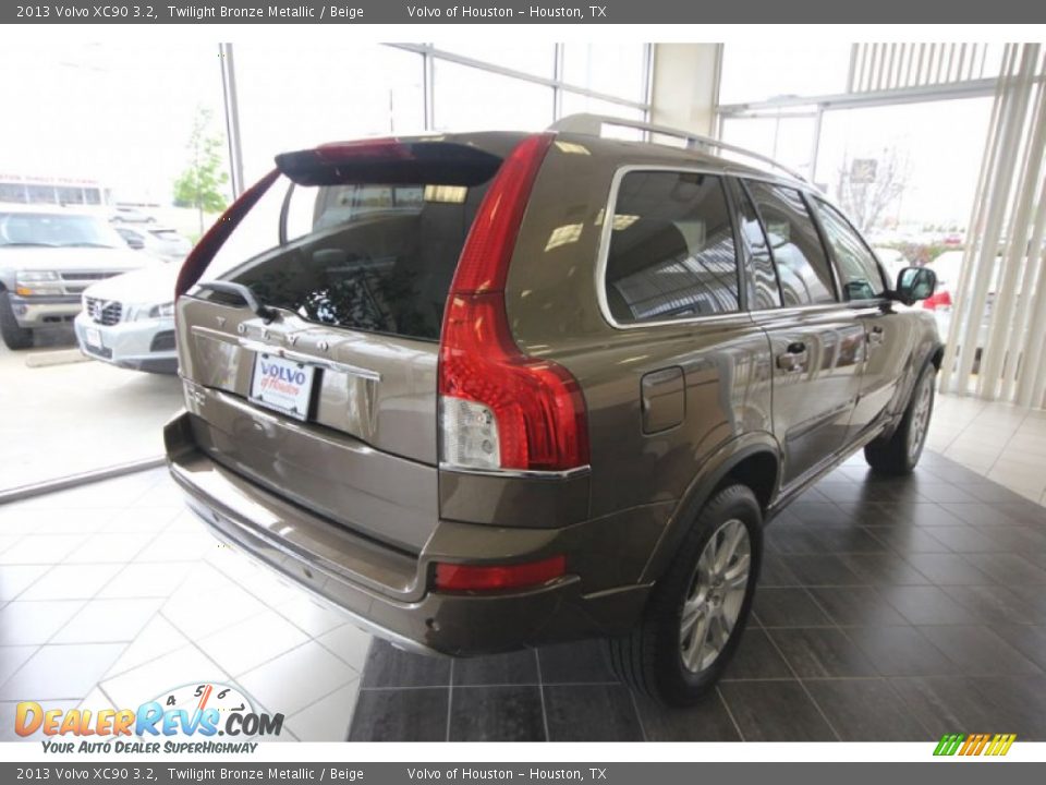 2013 Volvo XC90 3.2 Twilight Bronze Metallic / Beige Photo #3