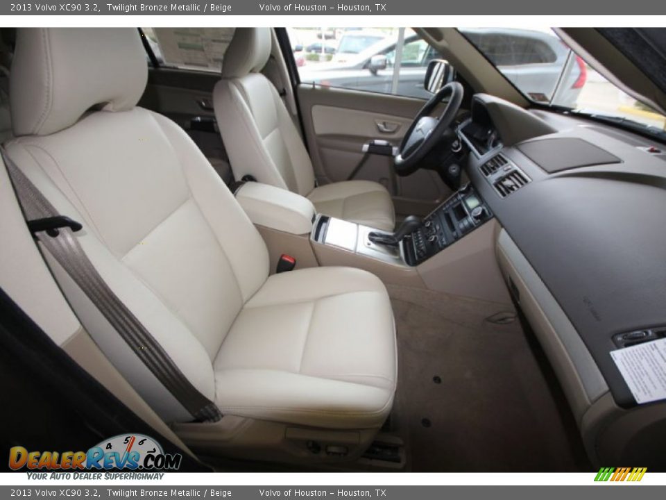 2013 Volvo XC90 3.2 Twilight Bronze Metallic / Beige Photo #14