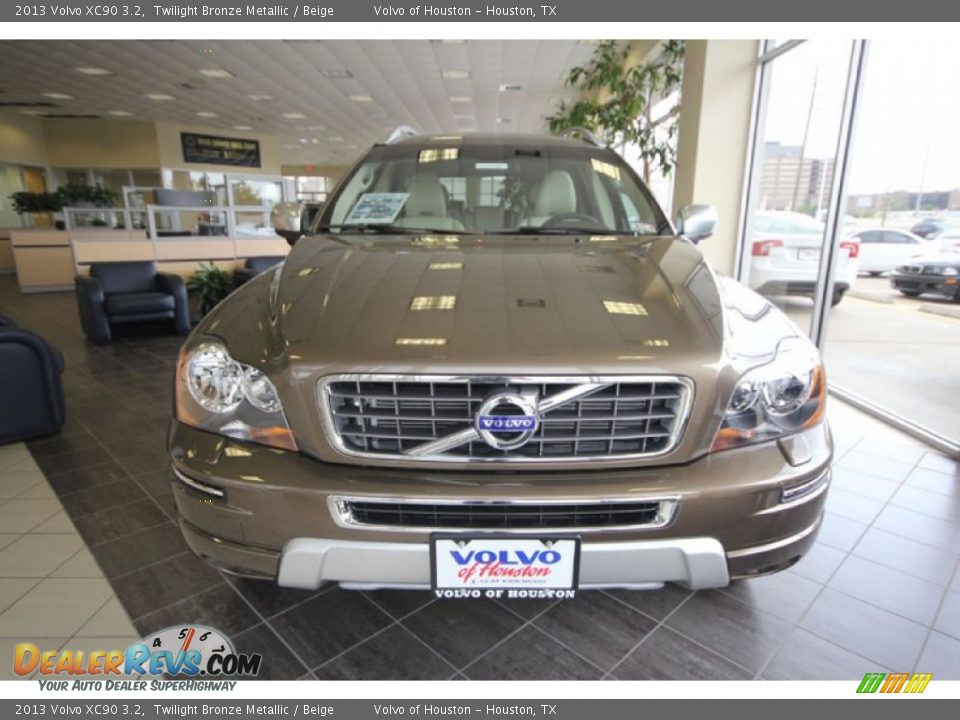 2013 Volvo XC90 3.2 Twilight Bronze Metallic / Beige Photo #15