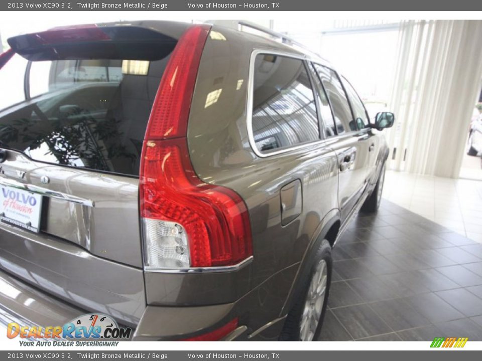 2013 Volvo XC90 3.2 Twilight Bronze Metallic / Beige Photo #18