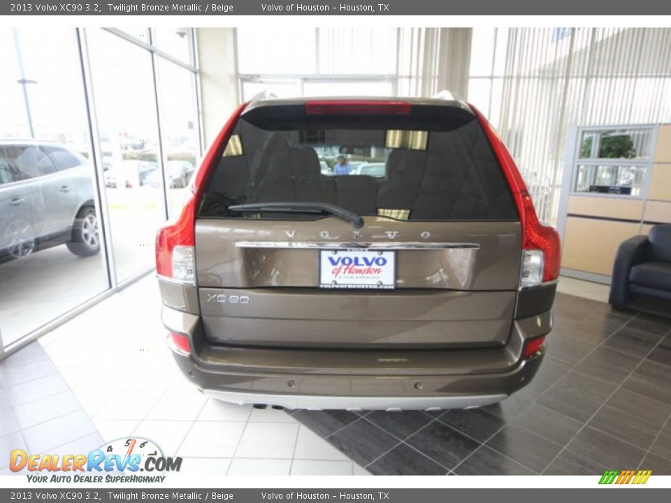 2013 Volvo XC90 3.2 Twilight Bronze Metallic / Beige Photo #19