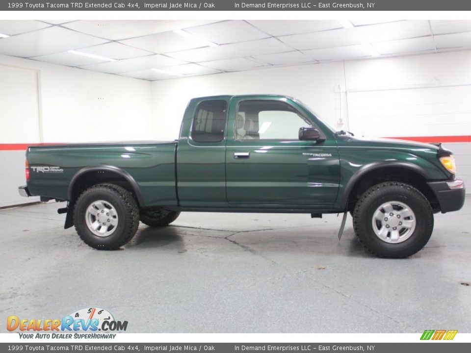 1999 Toyota Tacoma TRD Extended Cab 4x4 Imperial Jade Mica / Oak Photo #5
