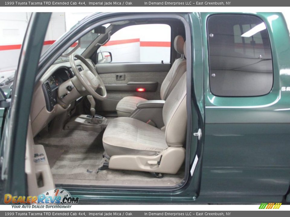 1999 Toyota Tacoma TRD Extended Cab 4x4 Imperial Jade Mica / Oak Photo #6