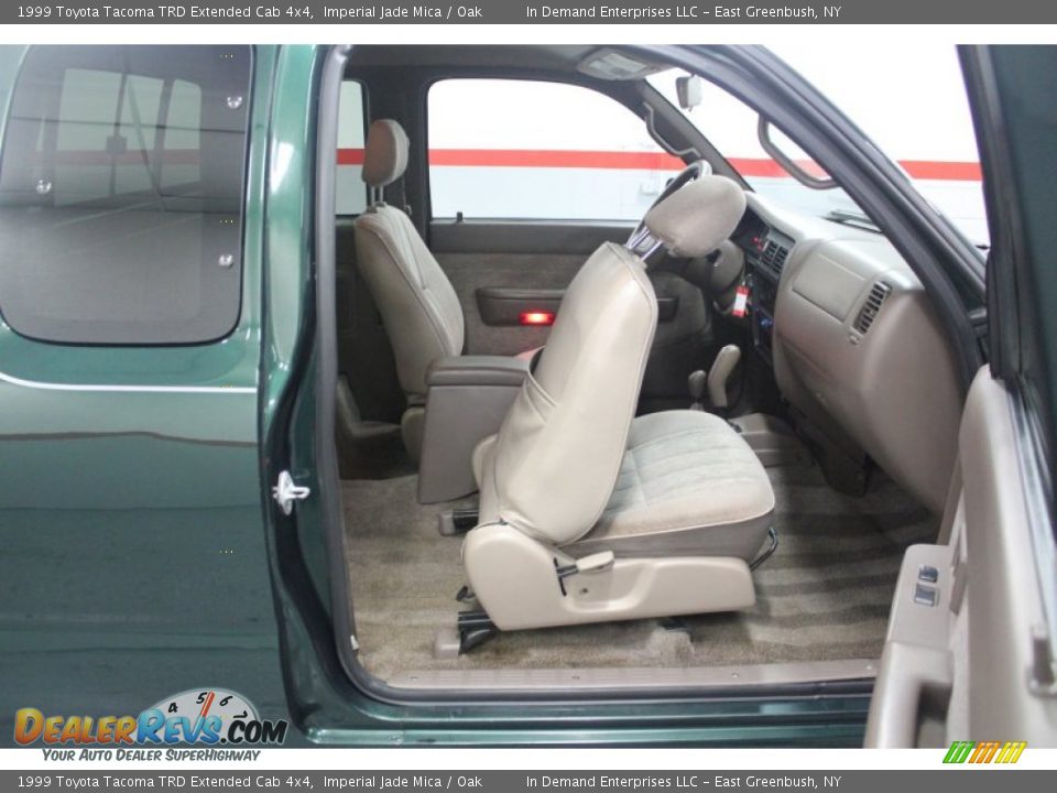 1999 Toyota Tacoma TRD Extended Cab 4x4 Imperial Jade Mica / Oak Photo #7