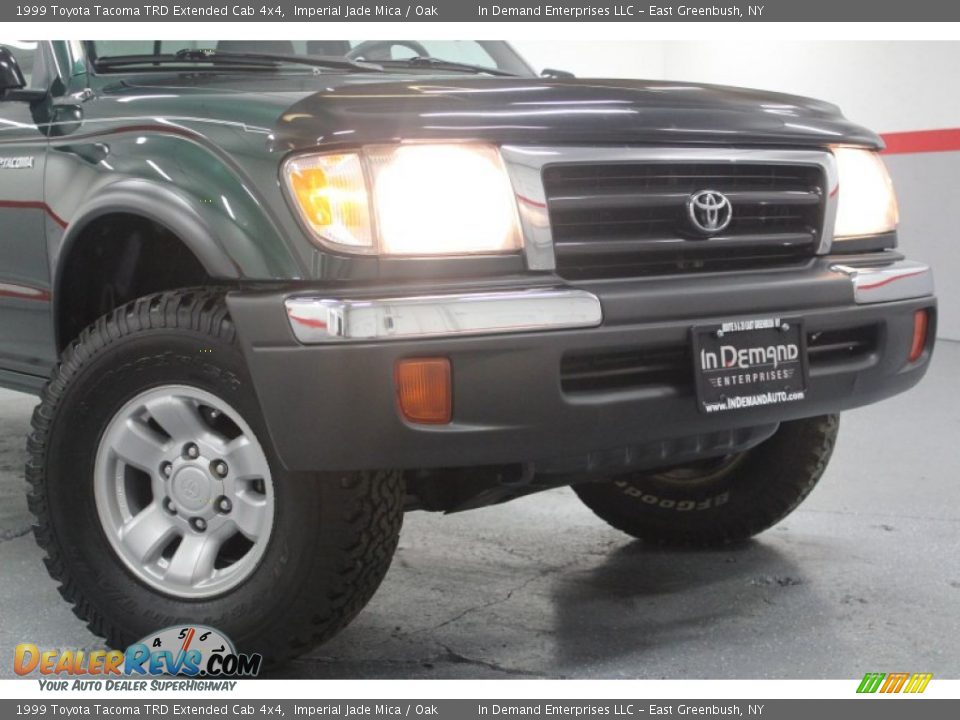 1999 Toyota Tacoma TRD Extended Cab 4x4 Imperial Jade Mica / Oak Photo #13