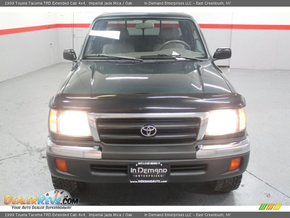1999 Toyota Tacoma TRD Extended Cab 4x4 Imperial Jade Mica / Oak Photo #15