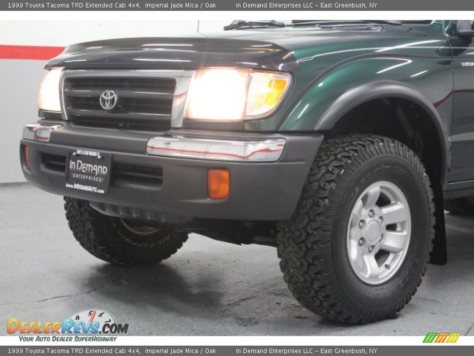 1999 Toyota Tacoma TRD Extended Cab 4x4 Imperial Jade Mica / Oak Photo #18