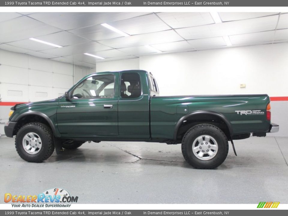 1999 Toyota Tacoma TRD Extended Cab 4x4 Imperial Jade Mica / Oak Photo #19