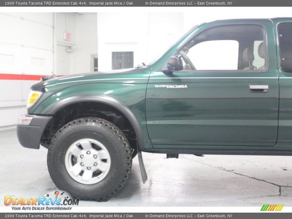 1999 Toyota Tacoma TRD Extended Cab 4x4 Imperial Jade Mica / Oak Photo #20