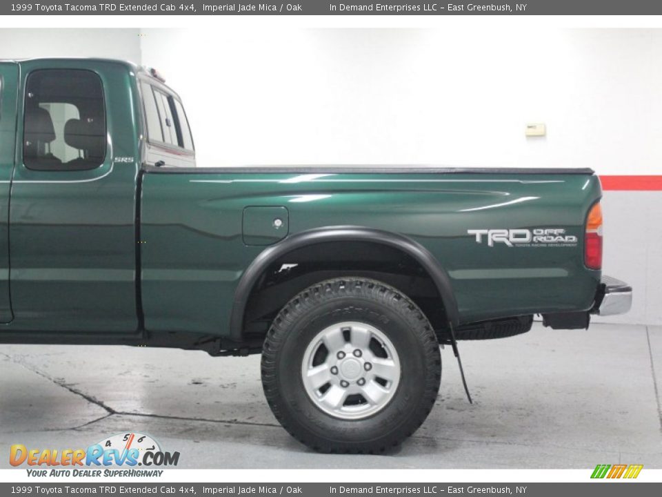1999 Toyota Tacoma TRD Extended Cab 4x4 Imperial Jade Mica / Oak Photo #21
