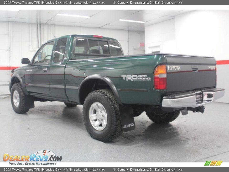 1999 Toyota Tacoma TRD Extended Cab 4x4 Imperial Jade Mica / Oak Photo #22