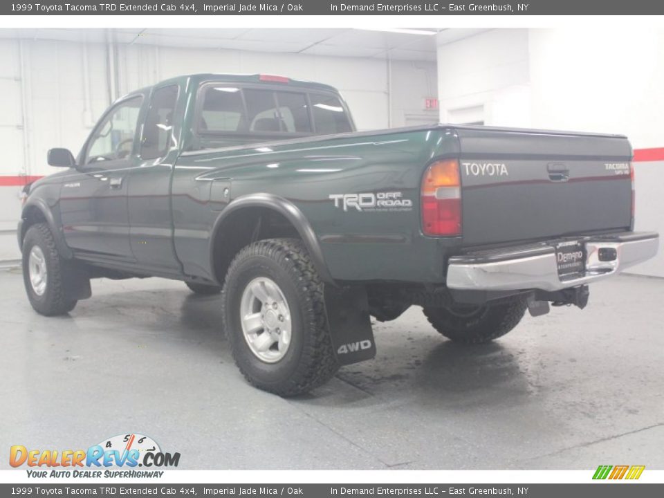 1999 Toyota Tacoma TRD Extended Cab 4x4 Imperial Jade Mica / Oak Photo #23