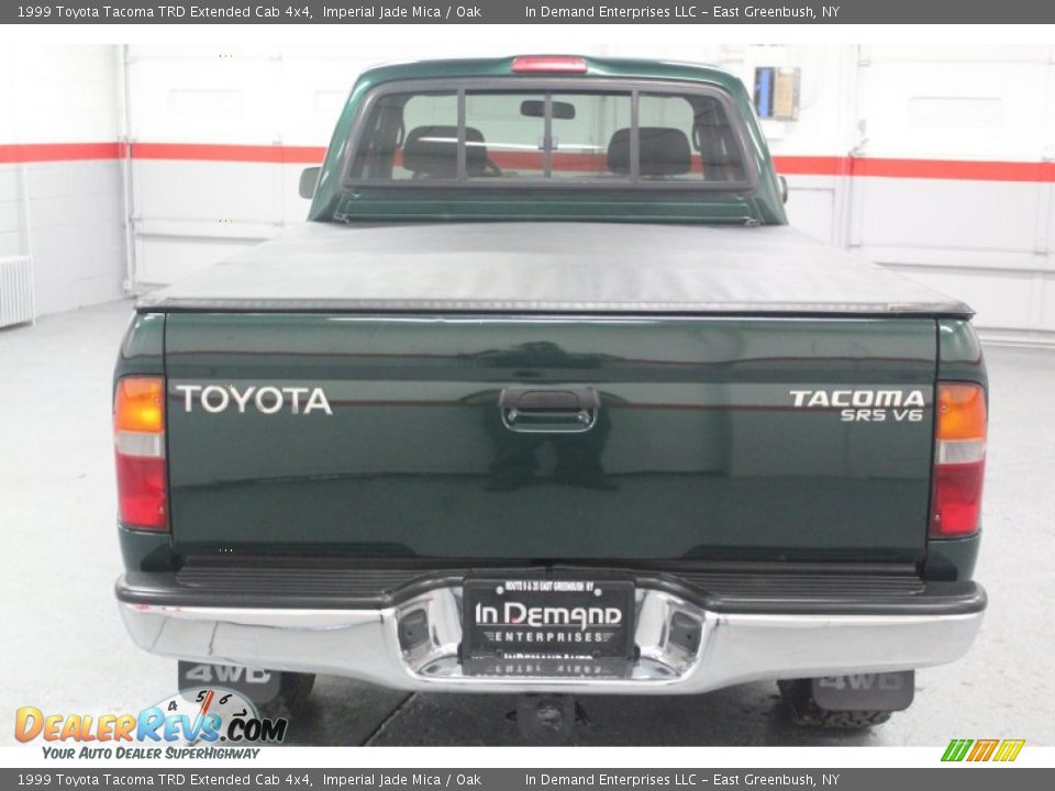 1999 Toyota Tacoma TRD Extended Cab 4x4 Imperial Jade Mica / Oak Photo #25
