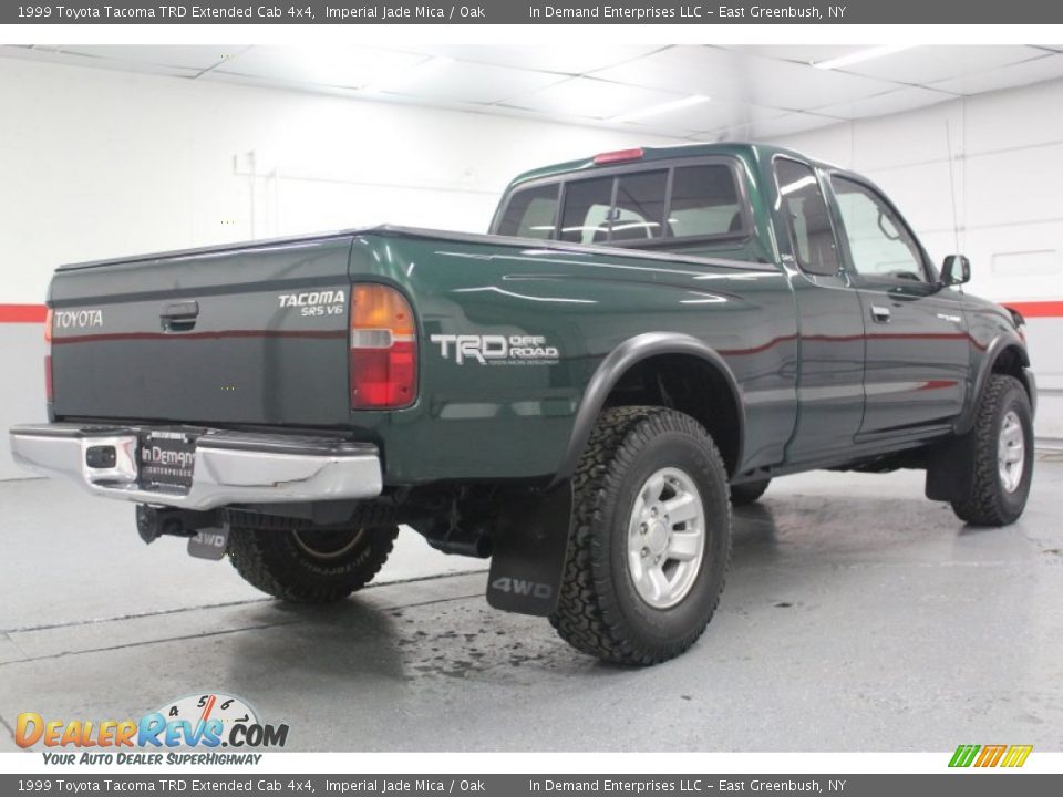 1999 Toyota Tacoma TRD Extended Cab 4x4 Imperial Jade Mica / Oak Photo #27