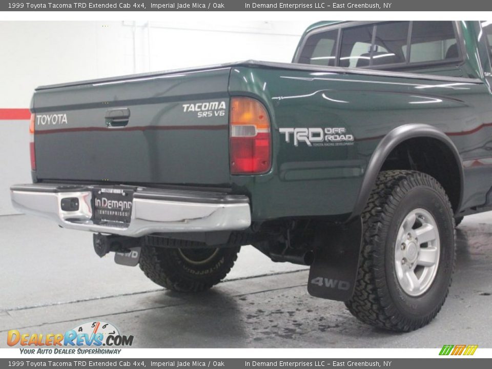 1999 Toyota Tacoma TRD Extended Cab 4x4 Imperial Jade Mica / Oak Photo #29