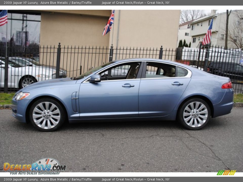 Azure Blue Metallic 2009 Jaguar XF Luxury Photo #3