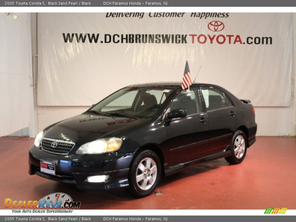 2005 Toyota Corolla S Black Sand Pearl / Black Photo #1
