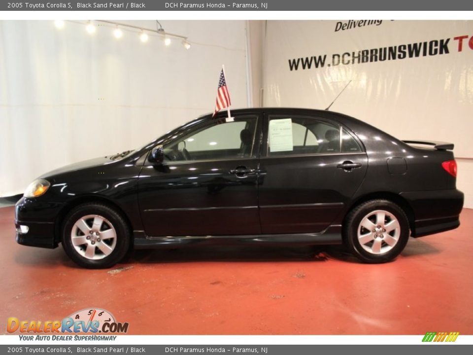 2005 Toyota Corolla S Black Sand Pearl / Black Photo #3