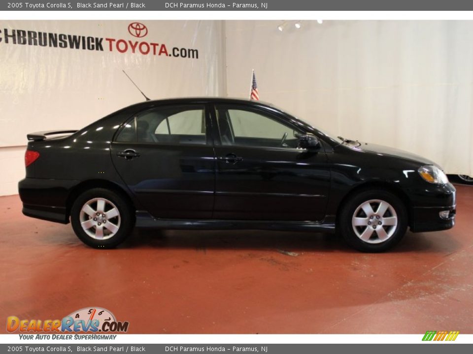 2005 Toyota Corolla S Black Sand Pearl / Black Photo #5