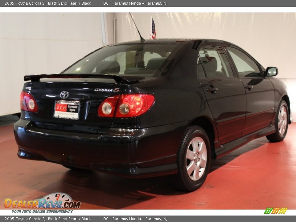 2005 Toyota Corolla S Black Sand Pearl / Black Photo #6