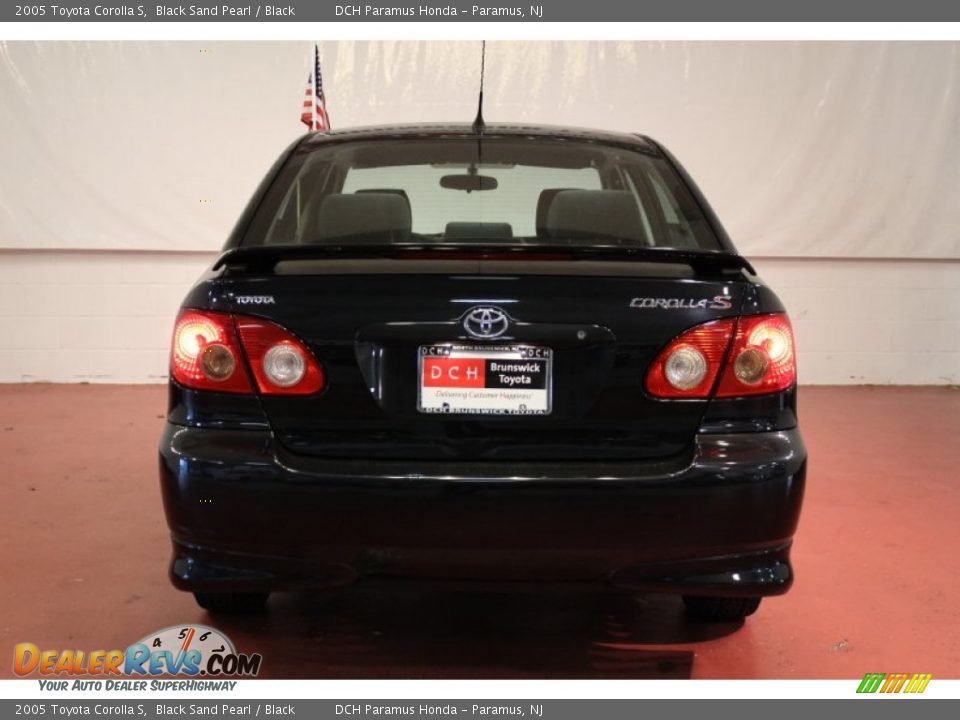 2005 Toyota Corolla S Black Sand Pearl / Black Photo #7